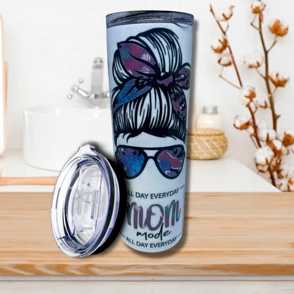 20 oz Mom Mode Hot and Cold Stainless Steel Tumbler - Picture 1 of 1
